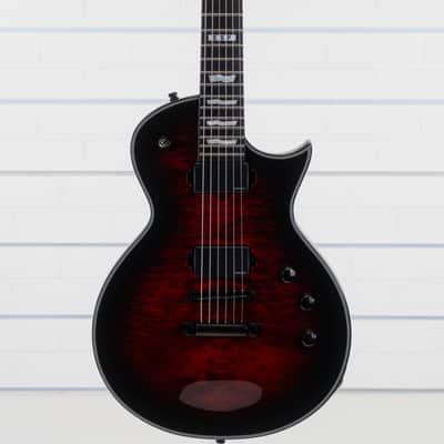 ESP E-II Eclipse Electric Guitar, Ebony Fingerboard, See Thru Black Cherry Sunburst image 1
