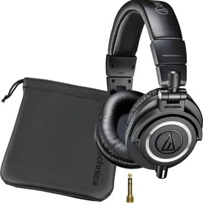 Audio-Technica ATH-M50X Closed-Back Headphones, Black image 8