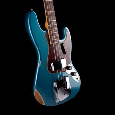 Fender Custom Shop 1960 Jazz Bass Relic Aged Ocean Turquoise image 6