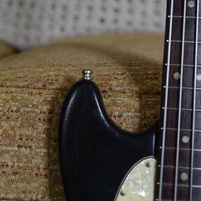 1969 Fender Mustang Bass Black Refin image 14