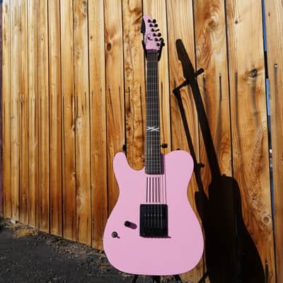 Schecter DIAMOND SERIES Machine Gun Kelly Signature PT - Pink Left Handed 6-String Electric Guitar (2023) image 3