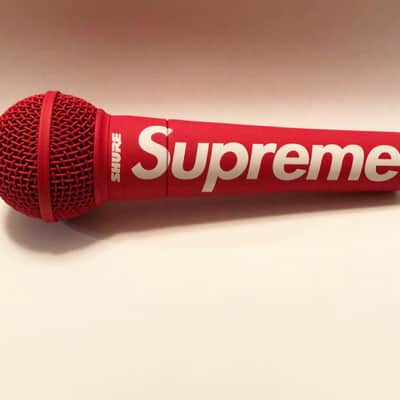 Sold Out Supreme x Shure SM58 Dynamic Microphone Red White Supreme FW2020 image 1