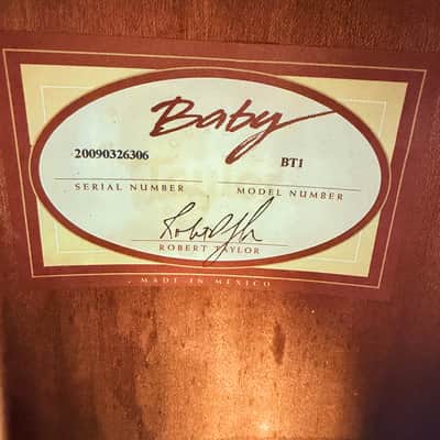 Taylor Baby Taylor BT1 3/4 Size Acoustic Guitar w/ Original Taylor Gig Bag 2009 image 3