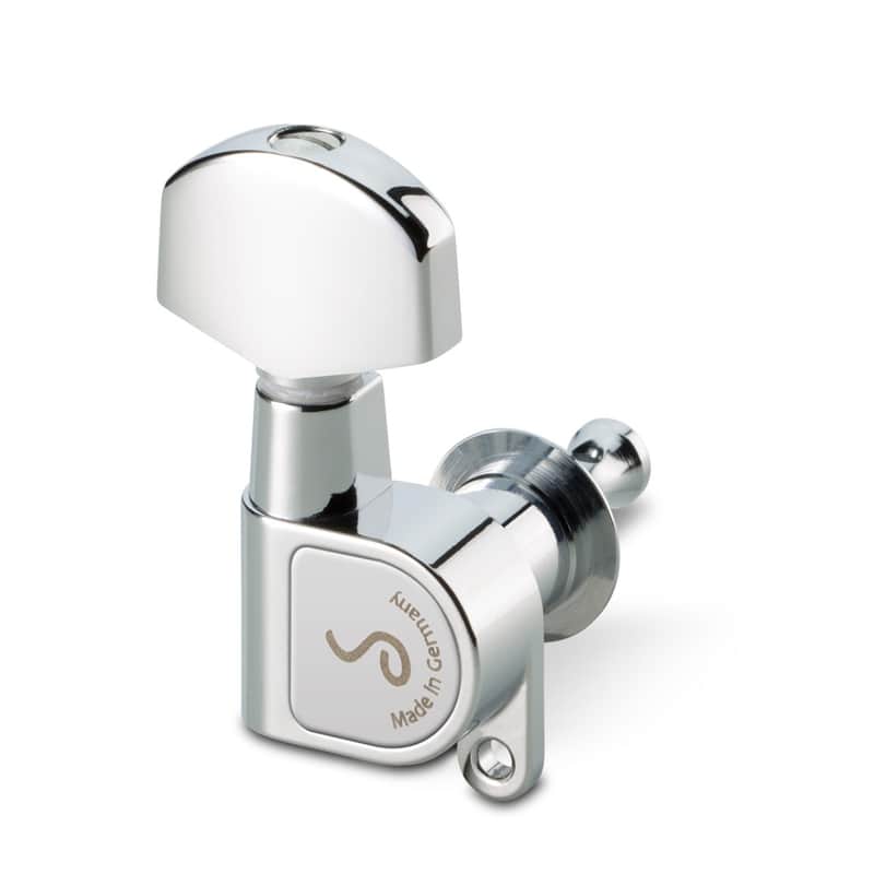 Schaller Germany M6 180 3x3 Guitar Tuners/Machines - CHROME image 1