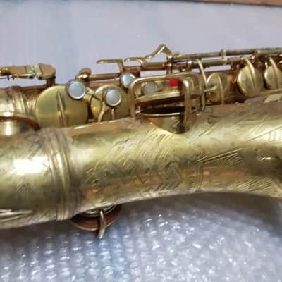 1930 CONN NEW WONDER II DECO DELUXE ALT / ALTO SAX / SAXOPHONE -- made in USA image 6