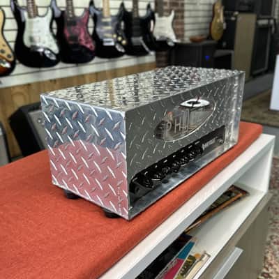 PHAEZ Asheville 15w 2 x EL84 Tube Amp Head - Diamond Plated image 2