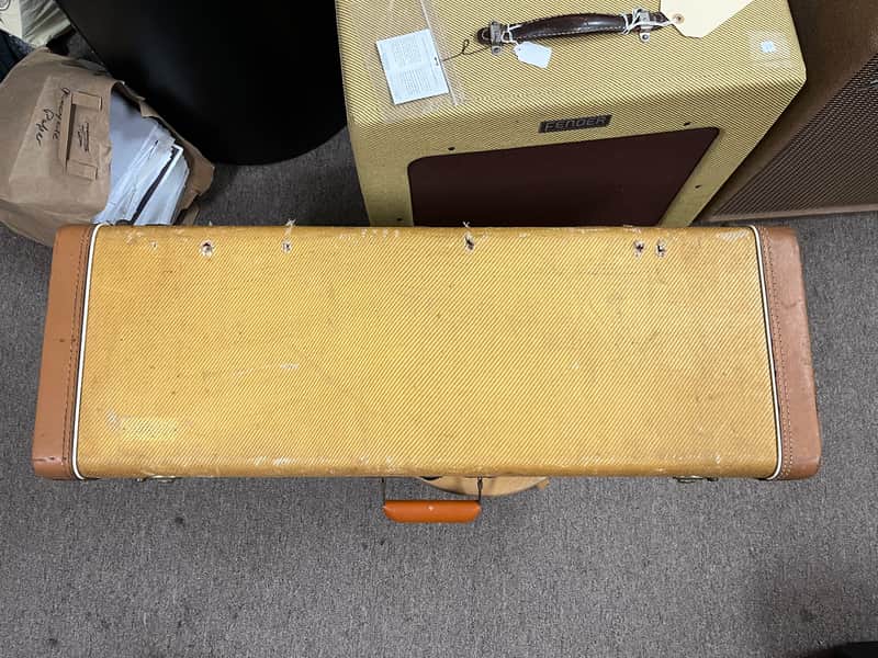 Fender Tweed Case for Double Neck Lap Steel Guitar image 1