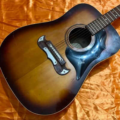 Vintage Framus Texan Acoustic Guitar 1960’s - Sunburst image 11