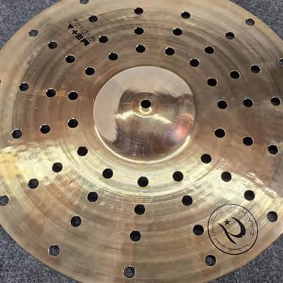 Used Turkish Meta Brilliant Holey Crash Cymbal 18" - Very Good image 2