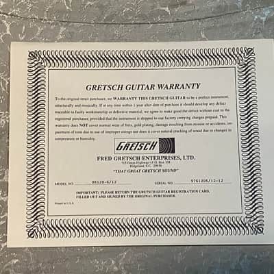 Gretsch 6120 Double Neck Electric Guitar — Orange, Gold Hardware image 9