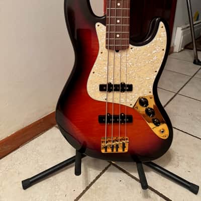 Fender 50th Anniversary Jazz Bass 1995-96 - Flame Maple Anniversary Burst image 2