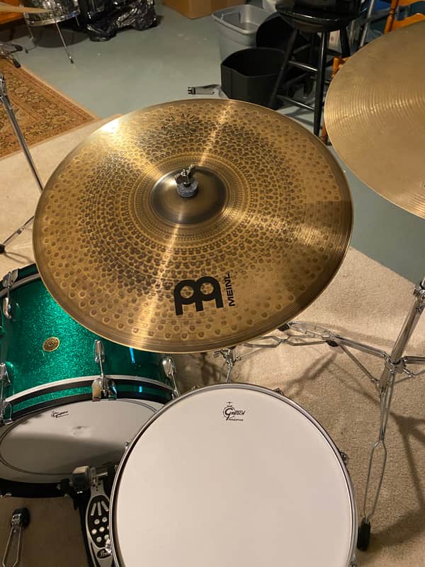 Meinl 22" Pure Alloy Custom Medium Thin Ride Cymbal 2020 - Present - Traditional image 1
