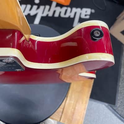 Epiphone 5102TE 1970-71 Semi-Hollow Electric Guitar - Redburst image 14