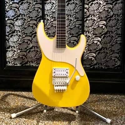 ESP Custom Shop 1987 - Yellow with White Hardware image 1