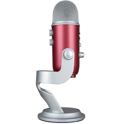 BLUE MICROPHONES Yeti USB Microphone Steel Red + Mic. Wind Screen image 4