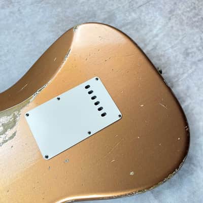 Fender Custom Shop 1956 Stratocaster Relic 2008 - Copper Metallic image 14