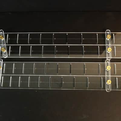 Lone Buck Guitars Bass Guitar Adjustable 30" - 34" Fan Fret Multi-scale layout tool for fingerboard fretting Acrylic 2025 image 3