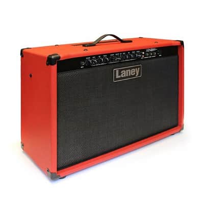 Laney LX120RTRED 120W 2×12? Twin Ch. Elec. Guitar Combo- RED image 1