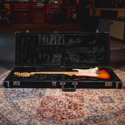 2015 Fender Standard Stratocaster Electric Guitar, Sunburst w/HSC - Used image 9