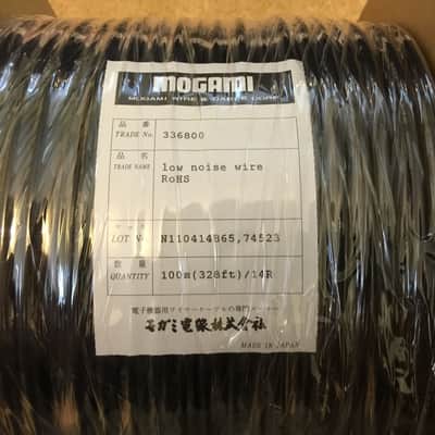 Mogami W3368 Instrument Cable 3368 Black - Sold in 10 Foot Length image 2
