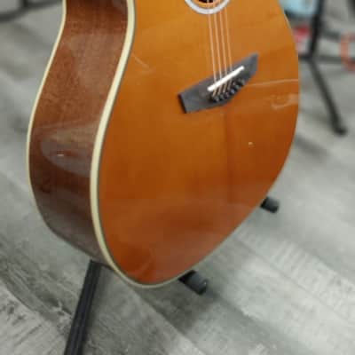 D'Angelico Excel Gramercy Vintage Natural Acoustic-Electric Guitar DAEG200VNATGP2 w/ Gig Bag image 5