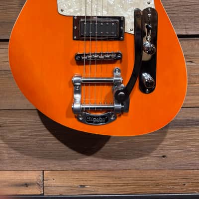 Reverend Flatroc w/Bigsby - Rock Orange image 1