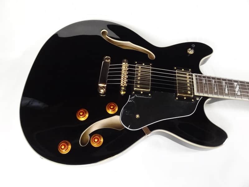 Washburn Washburn HB-35B Semi-Hollow 2014 Black image 1