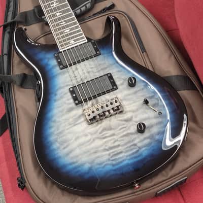 PRS SE Mark Holcomb SVN 7-String with Bag 2023 - Holcomb Blue image 2