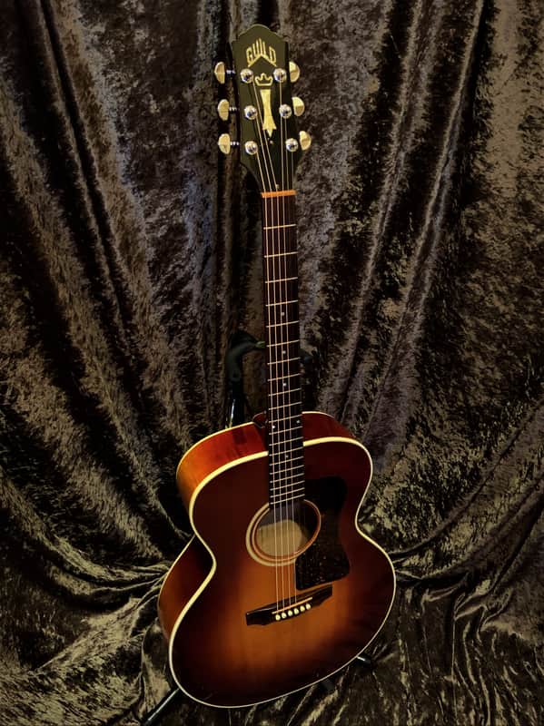 1988 Guild Acoustic Guild GF30sbx Vintage Gruhn/Walker Sunburst Flame Maple Archback Acoustic image 1