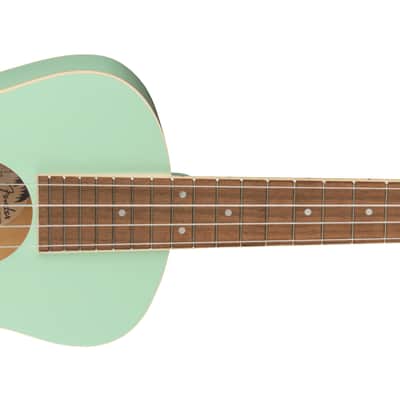 Fender Avalon Tenor Ukulele Walnut FB Surf Green image 3