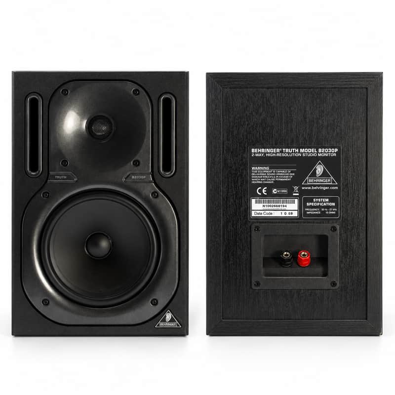 Behringer TRUTH B2030P Passive Studio Monitors – Matched Pair – NOS / New Old Stock – Open Box image 1