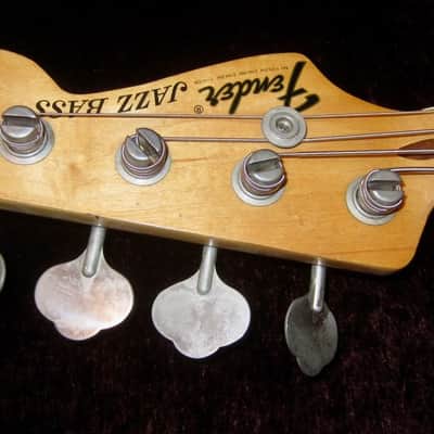 1973 Fender Jazz Bass Natural w/ Vintage Hard Case image 11