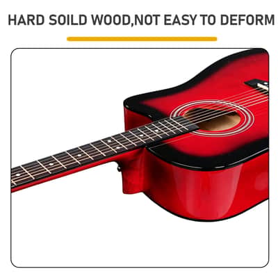🎸Acoustic Guitar +Soft Case/Gig Bag +Tuner +Strap +Picks!🎸 image 2