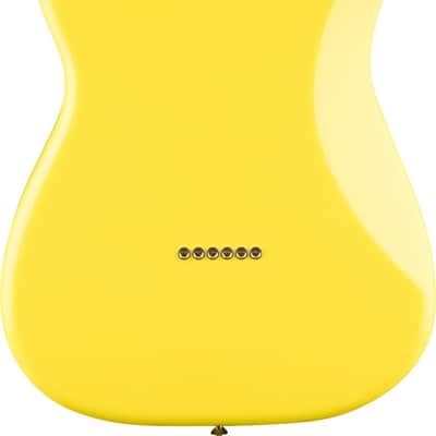 Fender Limited Edition Tom Delonge 6-String Stratocaster Electric Guitar with Seymour Duncan Invader Humbucker (Right-Handed, Graffiti Yellow) image 2
