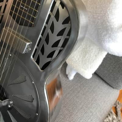 Morton SS Parlor - One of a kind resonator guitar with pickups image 8