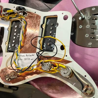 MyDream Partcaster Custom Built - Relic Burgundy Mist Lollar JM 58 Halon image 13