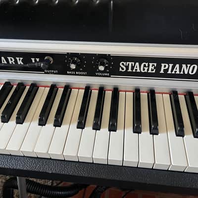 Rhodes Mark II 73 stage piano 1982 - Black image 3