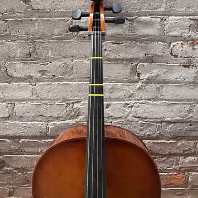 Etude 1/2 Size Student Cello Outfit w/ Gig Bag & Fine Tuners - Good Condition image 4