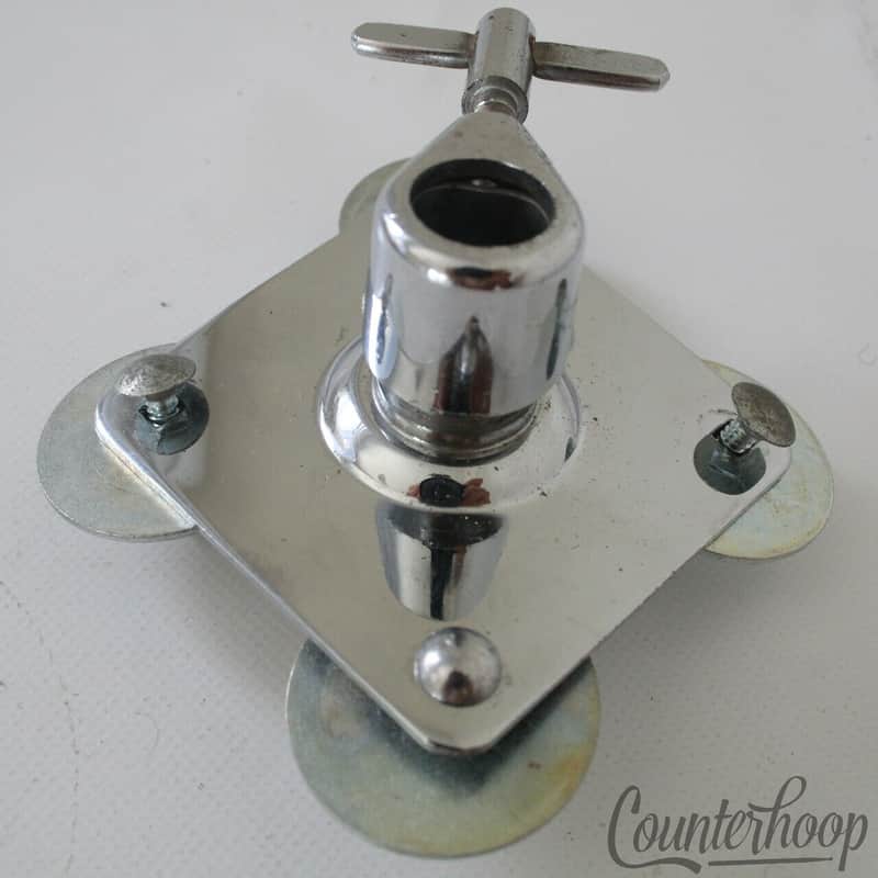 *Ludwig Bass Drum Mount Double Tom Drum Post Receiver Standard-Model 60s-70s USA image 1