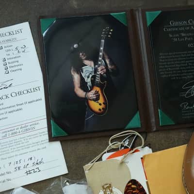 Gibson Custom shop Slash'58 Lespaul Standard "Brazilian Dream" 2018 Signed Limited 150 only image 5