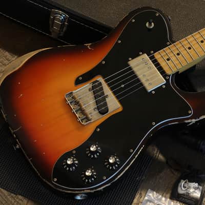 2018 K-Line Truxton '72 Ash Lollar's Electric Guitar Sunburst + COA OHSC image 2