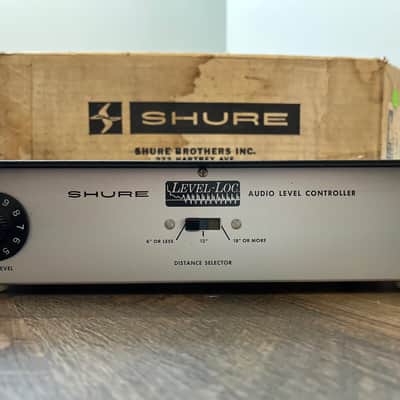 Shure M62V Level Loc Audio Level Controller Limiter 1969 - 1977 - Silver image 2