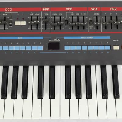 1985 Roland Japan Juno-106 Programmable Polyphonic Synthesizer Synth w/ Case image 4