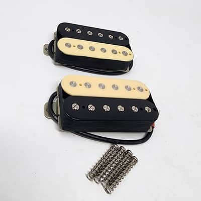 Carparelli Paf Style Alnico 5 Humbuckers Set Silver Nickel Plate ZEBRA image 4