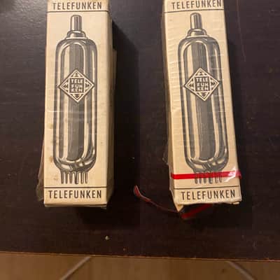 PAIR TELEFUNKEN ◇ EF804S NOS VACUUM TUBES image 3
