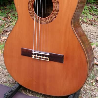 1980 Kazuo Yairi YC-30 AMAZING RAMIREZ STYLE Classical Concert Guitar+Hard Case plus more extras image 2