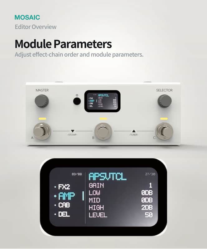 LIVTRA MOSAIC 3 Switchs Multi-Effects Pedal,price include the import duty for US buyer image 1