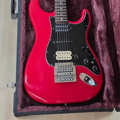 1977 Fender Stratocaster Dakota Red Kahler HSH American Vintage 70s 1970's DiMarzio USA Strat Custom Fiesta Red Guitar image 5