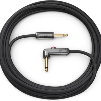 Accessories Custom Series Circuit Breaker Guitar Cable - Latching Kill Switch Instrument Cable with ¼ Inch Ends - On/Off Switch for Silent Instrument Changes - Right Angle, 10 feet image 2