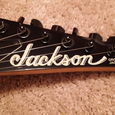 Vintage 1994 JACKSON Pro Series DK2- Dinky - MIJ - Gloss Black - All original with J80 pickup - licensed Floyd Rose tremolo- Grover- made in JAPAN image 4
